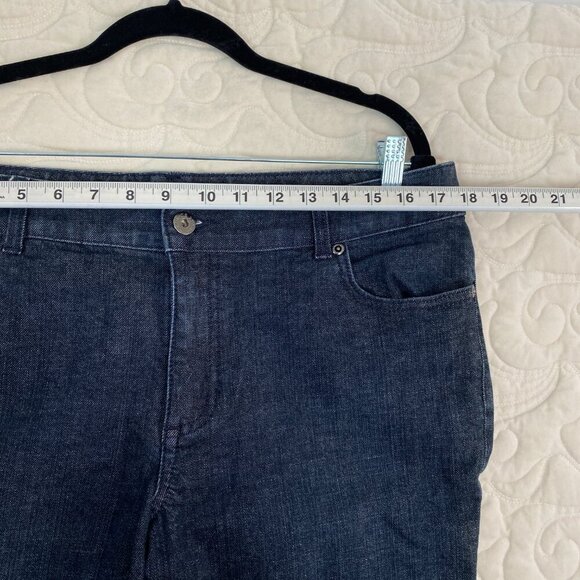 Chico's Platnum Jeans Ultimate Fit Boot Leg Blue Jeans Size 2.5 Reg - Picture 7 of 11